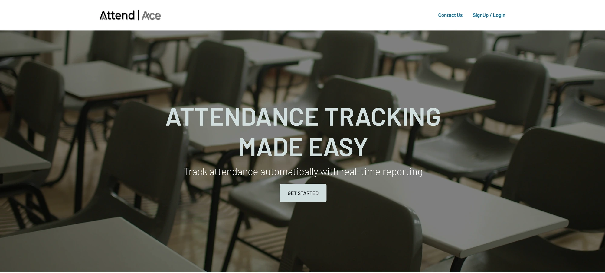 Attend | Ace website preview